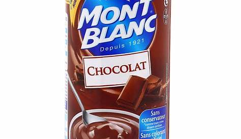 Crème dessert au chocolat MONT BLANC la boite de 570 g à