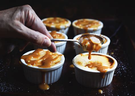 creme brulee with caramel crust