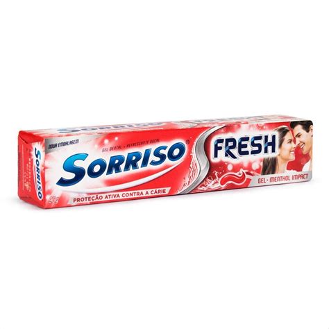 creme dental sorriso fresh