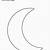 crescent moon stencil images for fabric painting