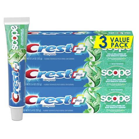 Crest Toothpaste With Scope