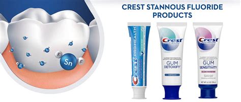 Crest Toothpaste With Stannous Fluoride