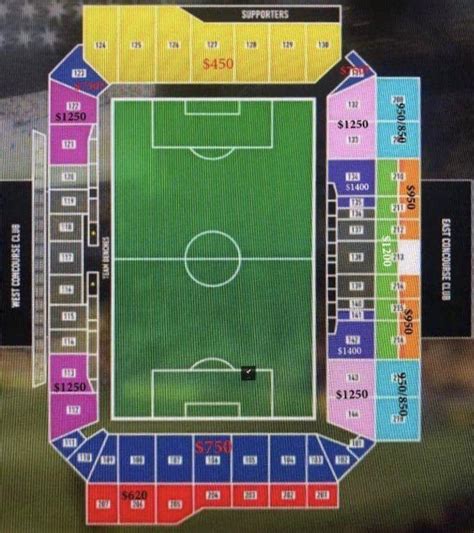 crew stadium seating chart