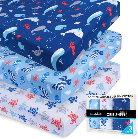 Crib Sheets Blue