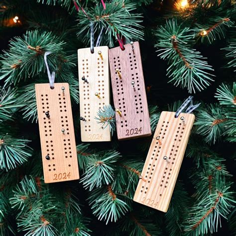 Cribbage Board Ornament