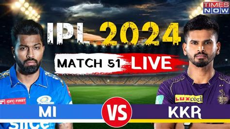 cricinfo mi vs kkr live score