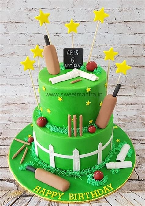 Cricket Bat Cake Design