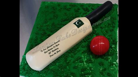 Cricket Bat Cake Images