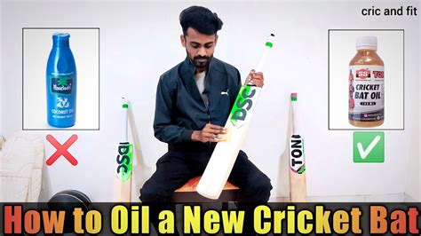 Cricket Bat Knocking Oil