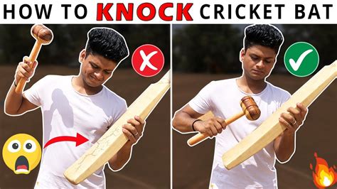 Cricket Bat Knocking Process
