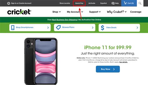 Cricket Make A Payment Number
