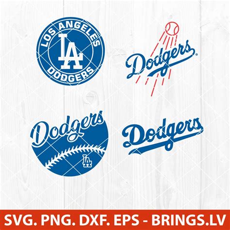 Los Angeles Dodgers Logo svg png jpg dxf ai eps / Cricut Etsy