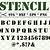 cricut fonts for stencil cutting