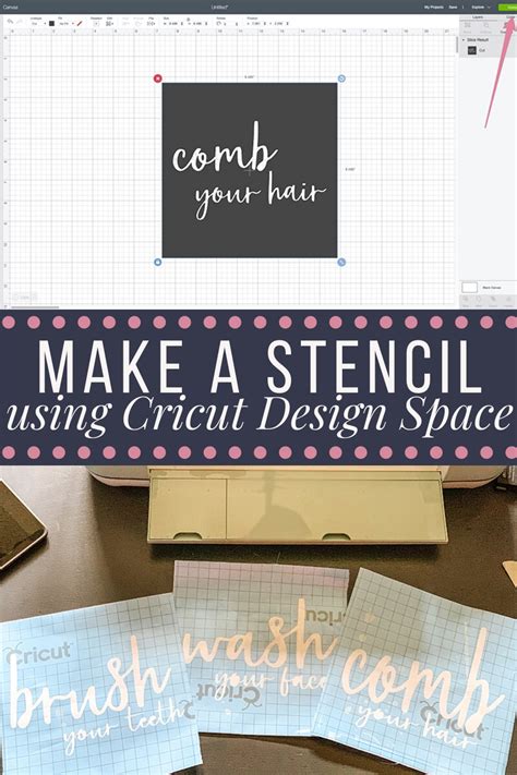 Best Material for Making Stencils Cricut Tutorials County Chic Cottage