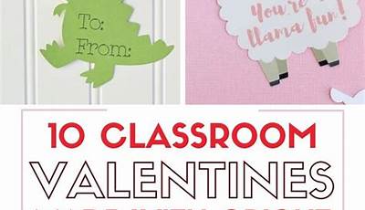 Cricut Valentine Class Cards