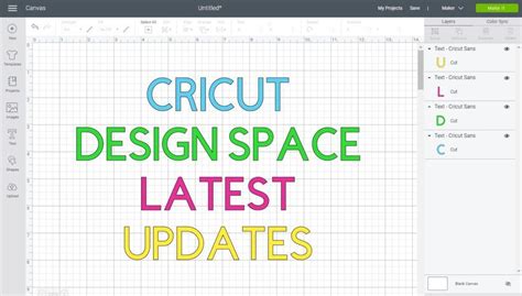 cricut design space latest update