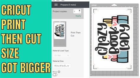 Cricut Maker Make Printable Area Larger