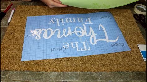 Cricut Stencil Doormat