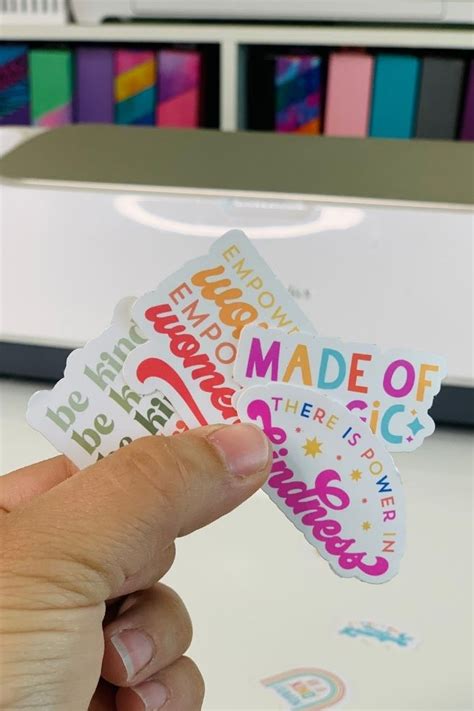 Cricut Stickers With Offset