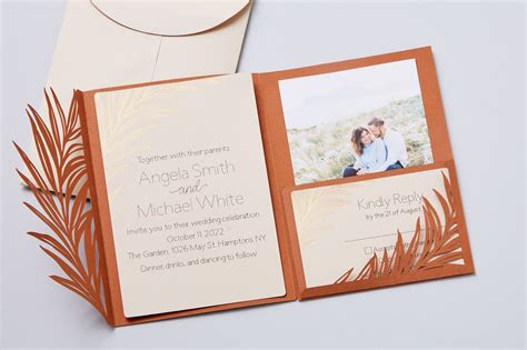 Cricut Wedding Invitations Boho