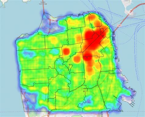 crime heat map by zip code