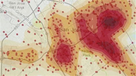 crime heat map san jose