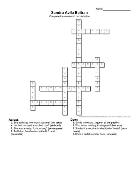 Criminal Thinking Crossword WordMint