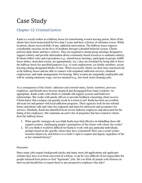 criminal justice and criminology case study examples pdf