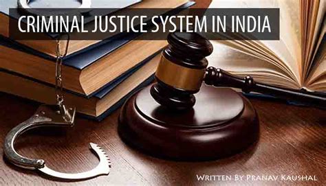 criminal justice system in india