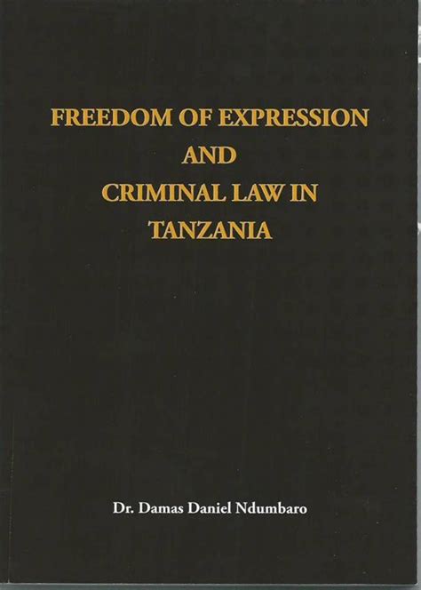 criminal law in tanzania