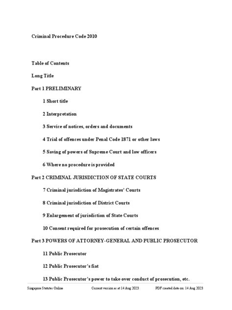criminal procedure code 2010 section 123 125