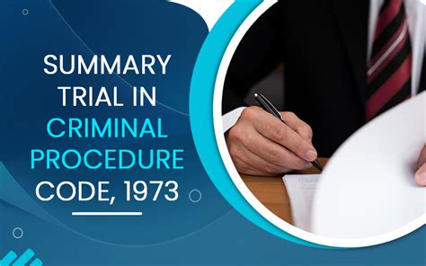 criminal procedure code summary