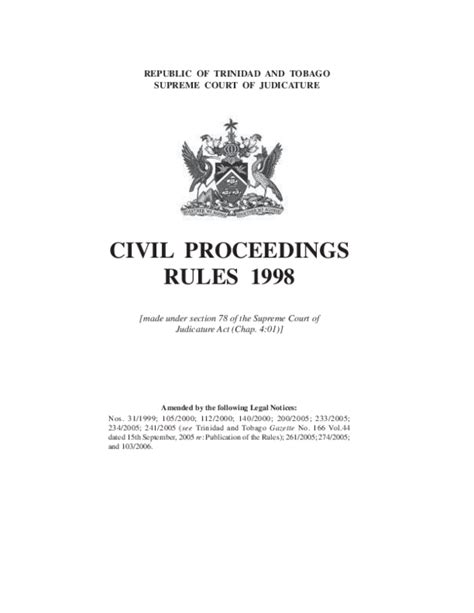 criminal proceedings rules trinidad