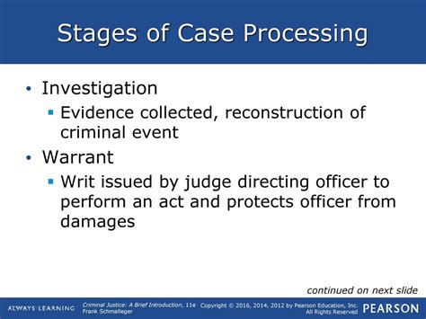 criminal stages of case processing