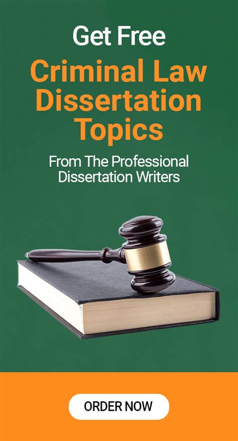 criminal topics for dissertation