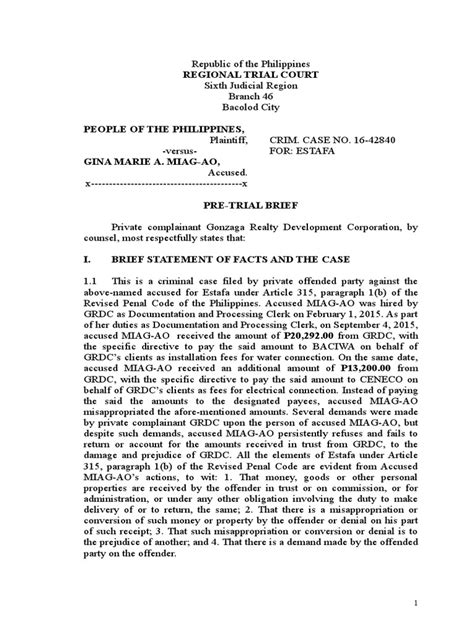 criminal trial case examples