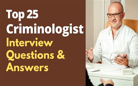 criminology interview questions and answers
