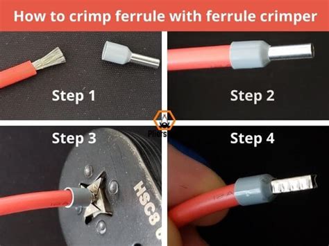 crimping ferrule without tool