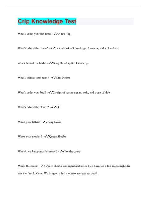 The Ultimate Guide to Understanding the Crip Book of Knowledge: A Comprehensive Resource for Gang History and Culture