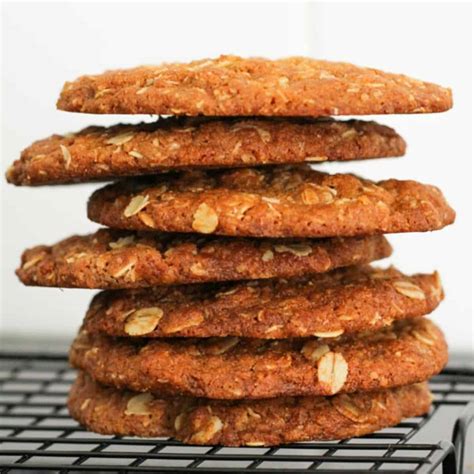 crispy anzac biscuits recipe