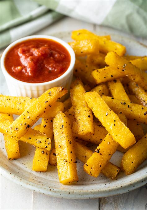 crispy baked polenta fries