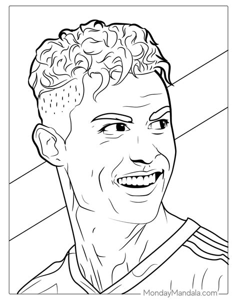 cristiano ronaldo colouring in