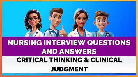 critical thinking nursing interview questions and answers for freshers