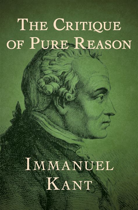 critique of pure reason book