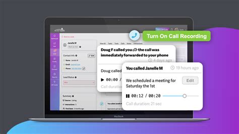 HyperDrive CRM Call Recording Crm, Records, Connection