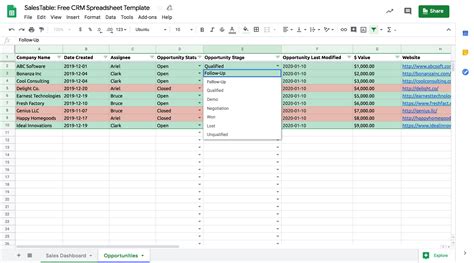 crm for google sheets