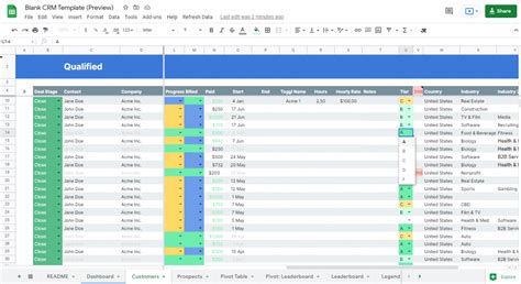 crm in google sheets