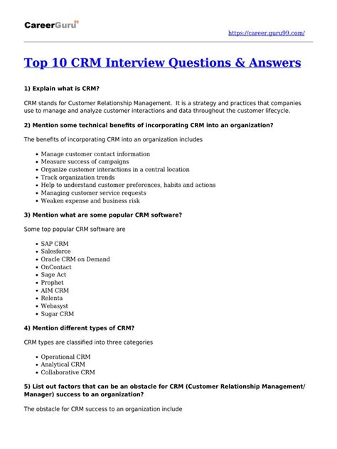 crm interview questions