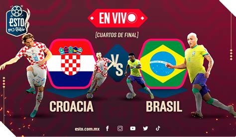 croacia vs brasil en vivo 2022