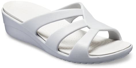 croc sanrah strappy wedge sandals women